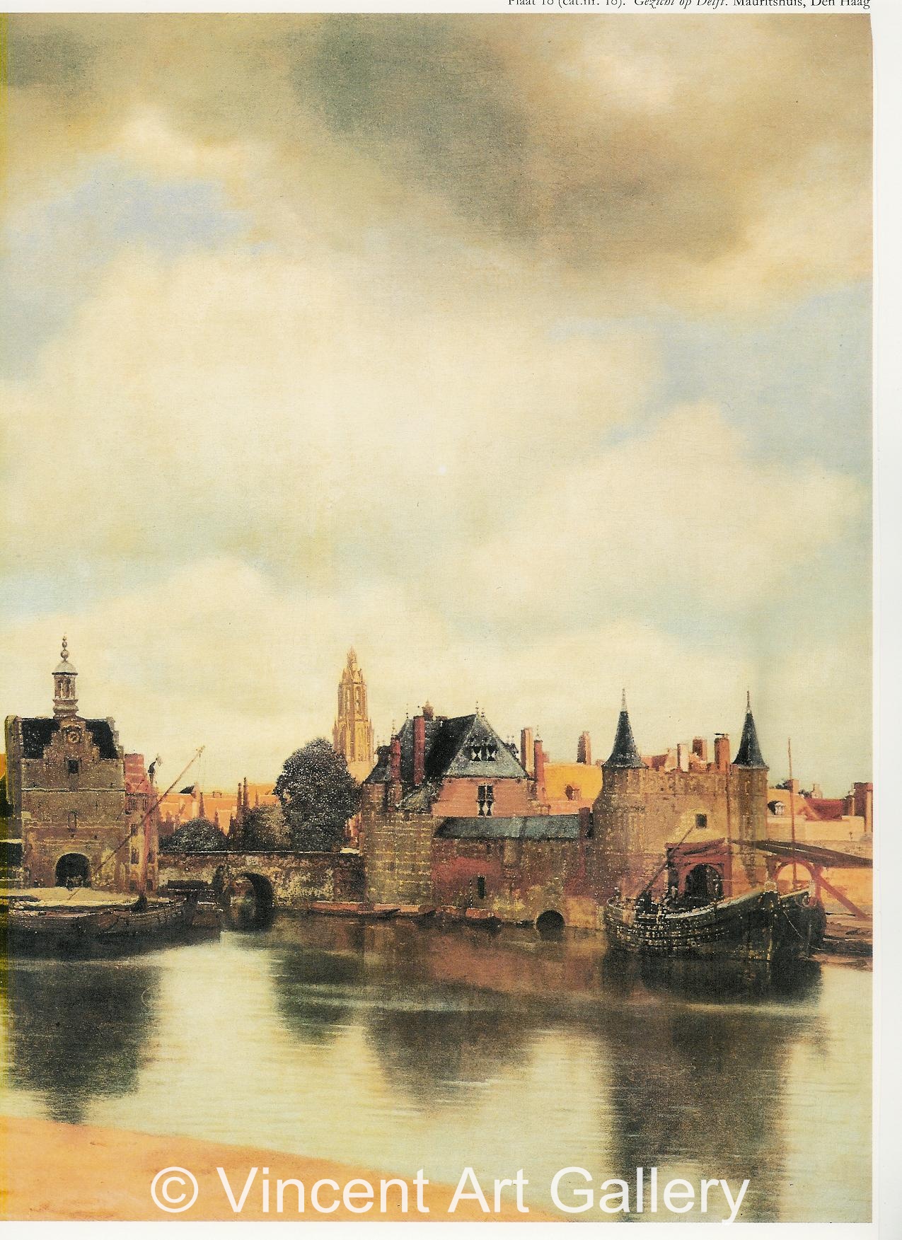 A635, VERMEER, View of Delft, DETAIL 1